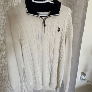 White men’s sweater